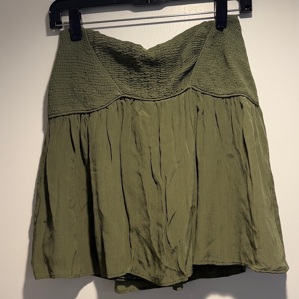 Zara Olive Green Women's Skirt